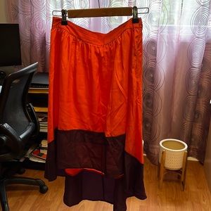 Olive & Oak high low skirt size M